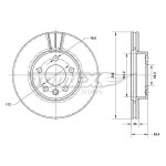 TOMEX Brakes Bremsscheibe